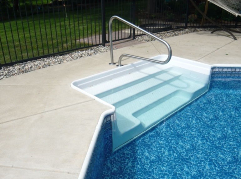 Chattanooga Tennessee Swimming Pool Steps Resurfacing